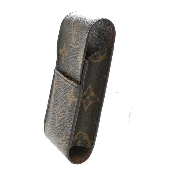 LOUIS VUITTON Etui Cigarette Case Monogram Leather Brown M63024 01RF680 - Picture 2 of 11